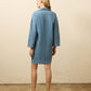 Faherty Linen Denim Sail Away Dress - Bluecrest Wash