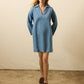 Faherty Linen Denim Sail Away Dress - Bluecrest Wash
