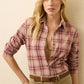 Faherty Legend™ Classic Sweater Shirt - Berry Coast Plaid