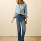 Faherty Tried & True Chambray Classic Shirt-Mid Wash