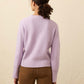Faherty Jackson Crewneck Sweater - Ice Lilac Heather