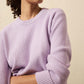 Faherty Jackson Crewneck Sweater - Ice Lilac Heather