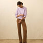 Faherty Jackson Crewneck Sweater - Ice Lilac Heather