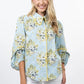 Ivy Jane "Spring Bounty" Blouse-Blue