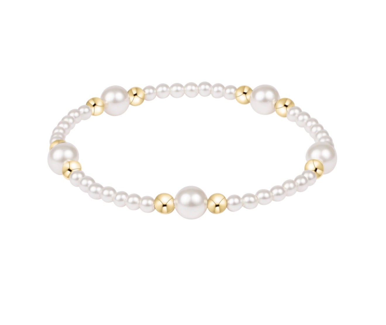 Enewton "Purpose" Pearl 6mm Bracelet-Gold