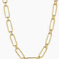 Gorjana Zoey Statement Link Necklace-Gold