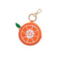 Shiraleah "Orange" Zip Pouch Charm/Key Ring