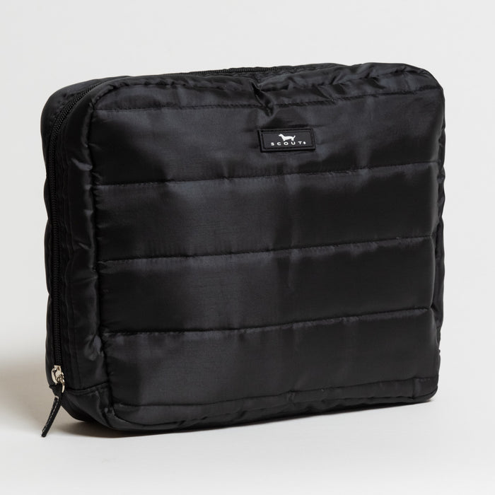 Scout Bags "Black Puffer" All Inclusive Quilted Toiletry Bag