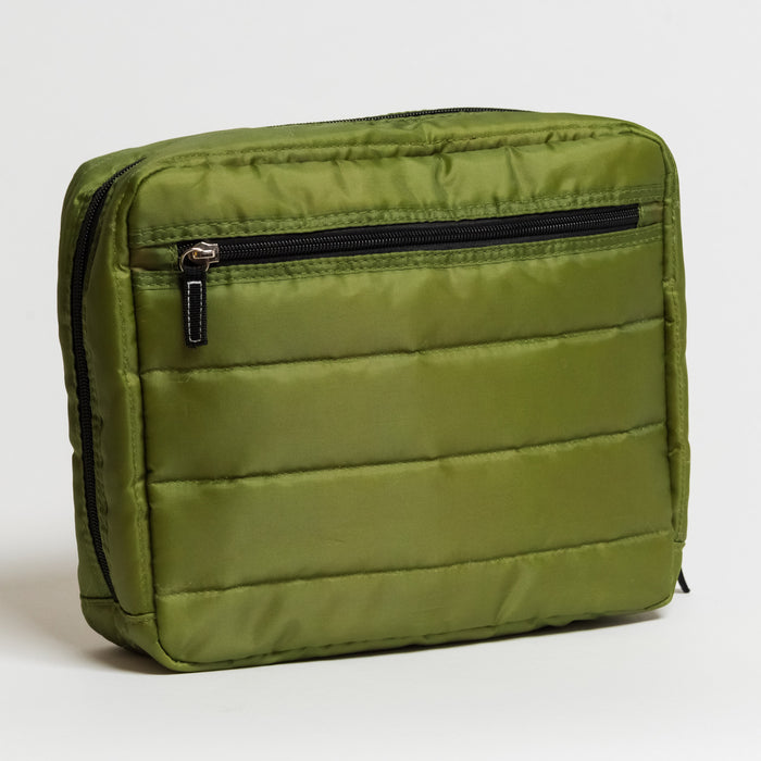 Scout Bags "Green Puffer" All Inclusive Quilted Toiletry Bag