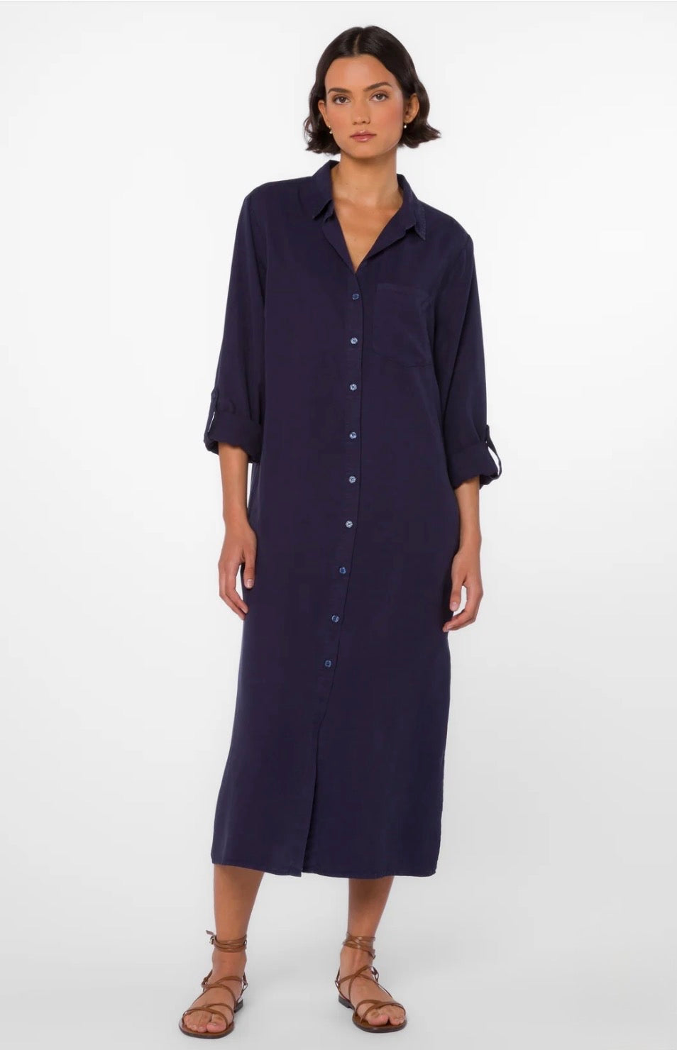 Velvet Heart “Belsey” Midi Dress - Navy