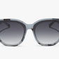 DIFF Eyewear “Gia” Retro Blue Tortoise + Grey Gradient Sunglasses