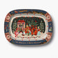 Rifle Paper Co. "Christmas Carols" Large Porcelain Serving Platter