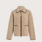 Varley “Ruiko” Zip Through Fleece-Light Taupe