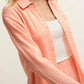 Z Supply Classic Gingham Top - Cantaloupe