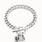 Uno de 50 "Be Expressive" Bracelet- Silver/Clear