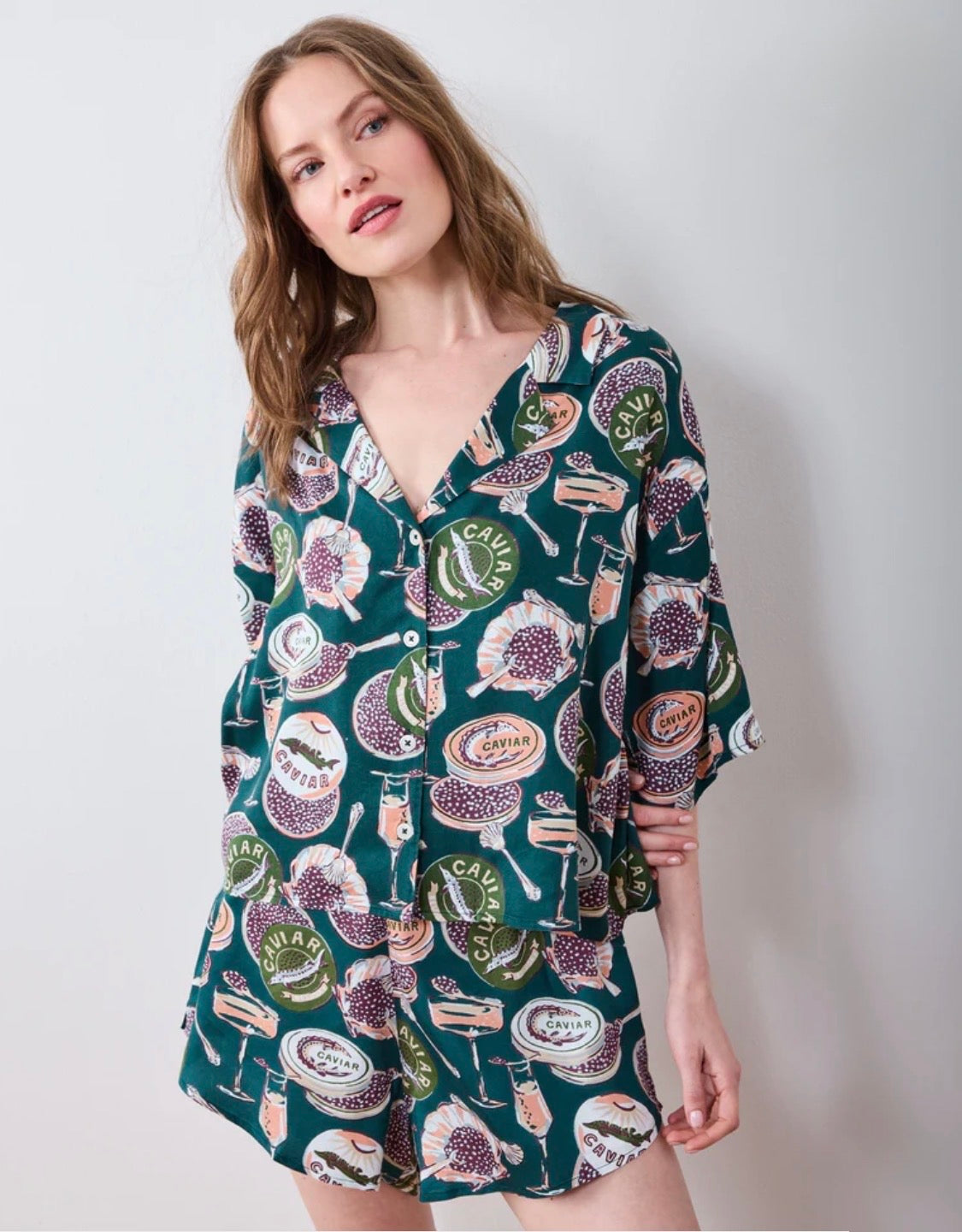 Printfresh Eco Satin Sweet Dreams Set-Champagne & Caviar