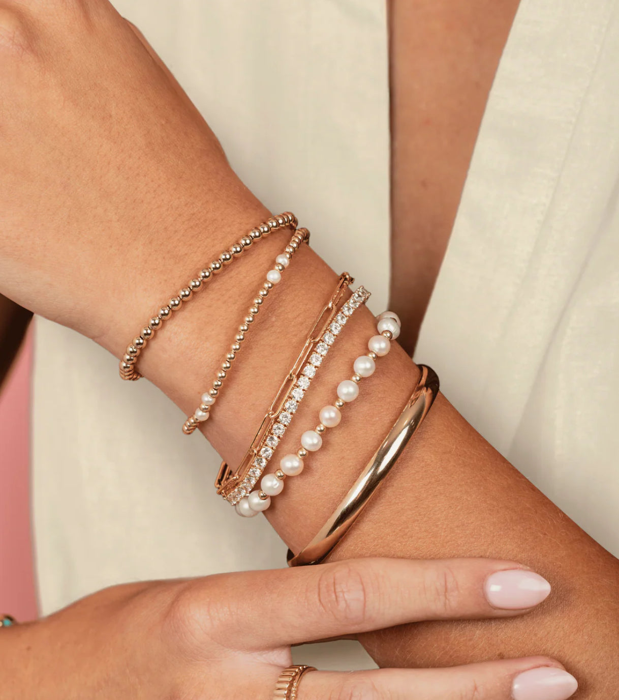 LeMel Goldie Cuff Bracelet- Gold