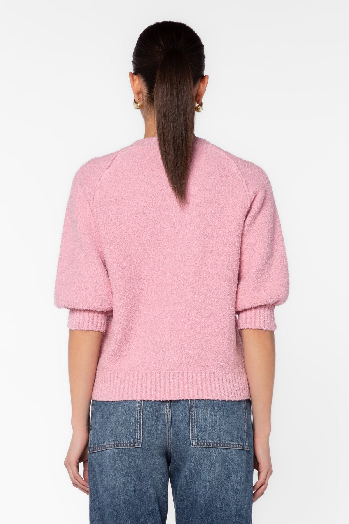 Velvet Heart "Felicia" Knit Sweater-Rose Tea