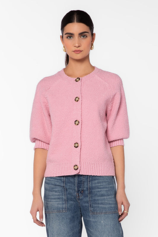 Velvet Heart "Felicia" Knit Sweater-Rose Tea