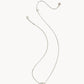 Kendra Scott Tatum Short Pendant Necklace-Silver Neutral Mix