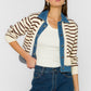 Velvet Heart "Francis" Striped Jacket-Cloves