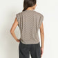Nation LTD “Frankie” Lux Muscle Tee - Ditsy Floral Butterscotch