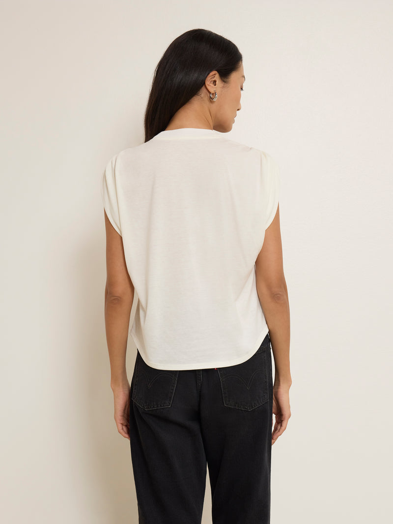 Nation LTD "Frankie" Muscle Tee-Porcelain