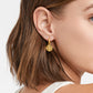 Julie Vos “Fleur-de-Lis” Hoop & Charm Earring-Cubic Zirconia