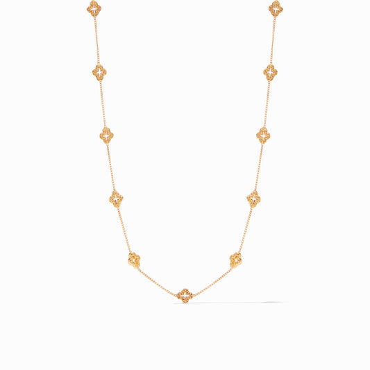 Julie Vos Florentine Demi Delicate Station Necklace-Gold