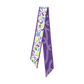 Saturday Silks "Horned Frogs" Skinny Scarf