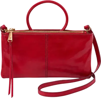 Hobo Bags “Sable” Crossbody - True Red