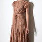 Greylin "Grace" Tie Belt Midi Dress-Terracotta