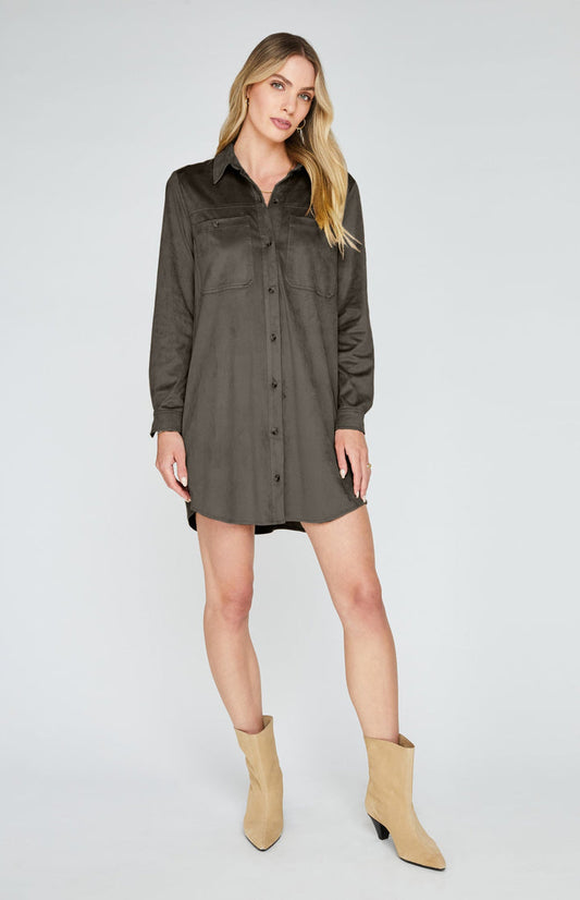 Gentle Fawn "Holly" Dress-Olive