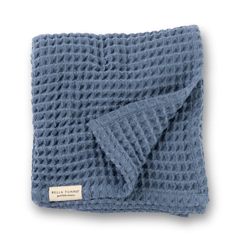 Bella Tunno Waffle Baby Blanket - Rain