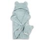 Bella Tunno Hooded Towel + Wash Mitt Set - Fog