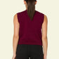 Velvet Heart “Gretchen” Sleeveless Sweater- Dark Cherry