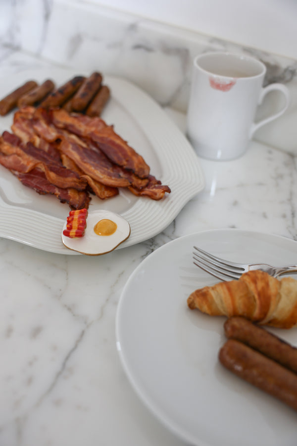 A440 Nora Fleming "Wakey Wakey" (Bacon/Eggs) Mini
