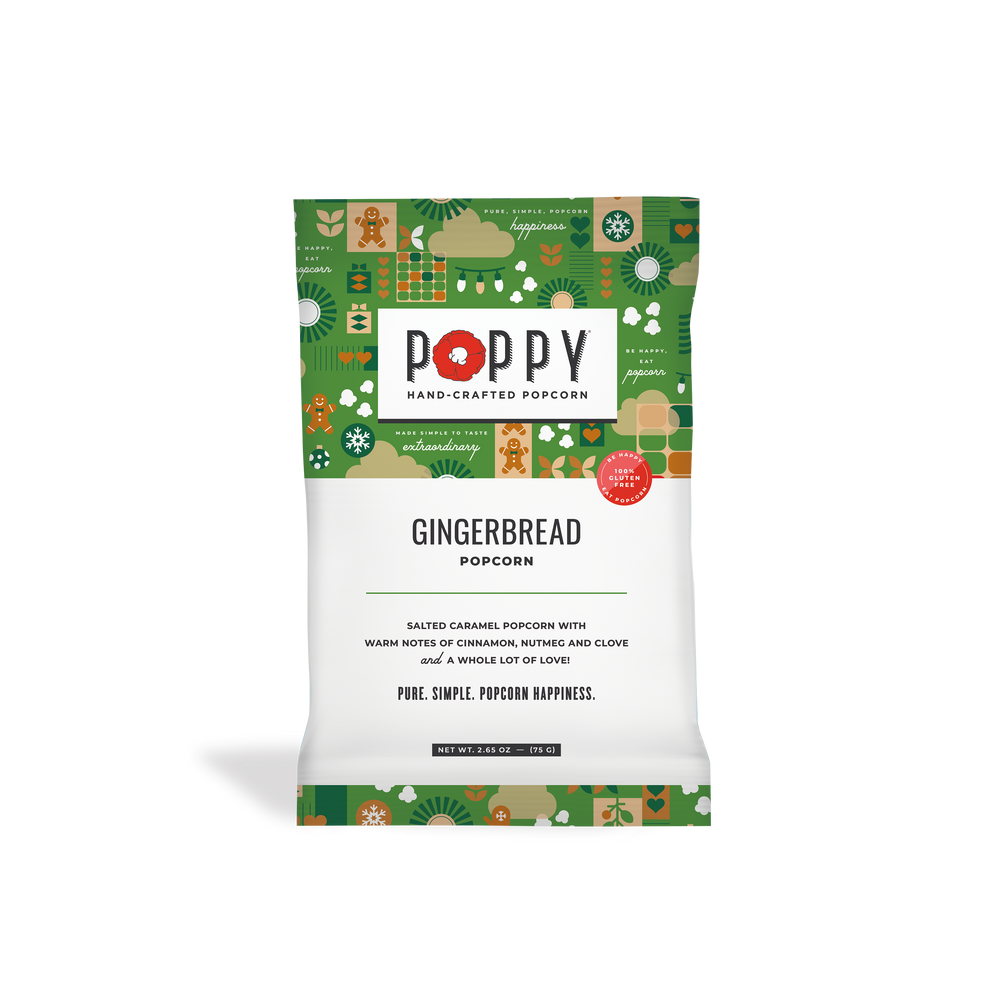 Poppy Popcorn "Gingerbread" Snack Bag