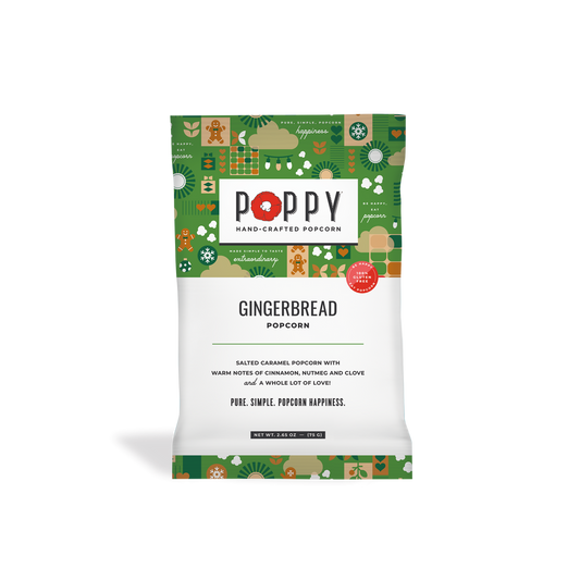 Poppy Popcorn "Gingerbread" Snack Bag
