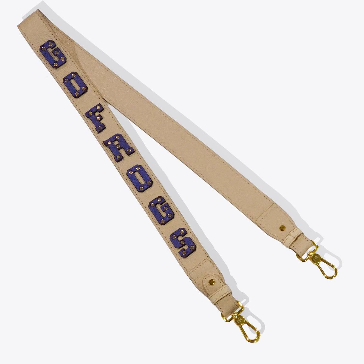 Hampton Road "Go Frogs" Leather Spirit Strap