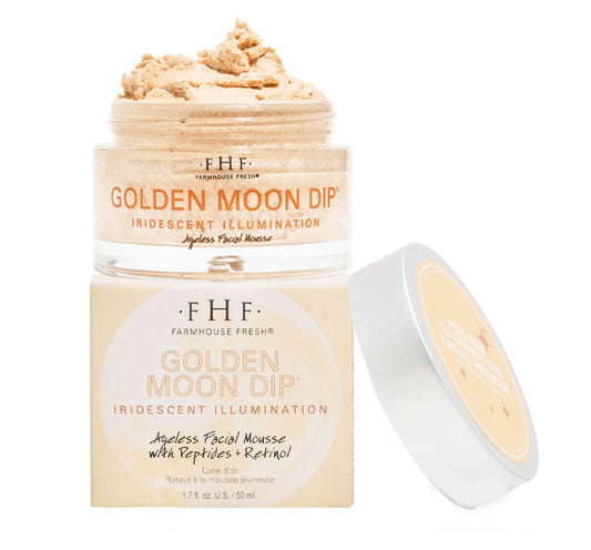 Farmhouse Fresh Golden Moon Dip® Illumination Mousse with Retinol + Wrinkle-Targeting Peptides