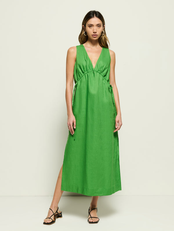 Nation LTD “Haydee” Midi Dress - Lime