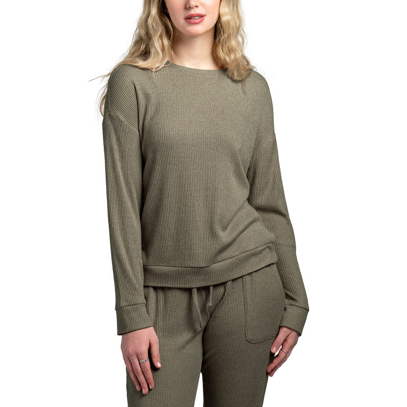 Hello Mello Cuddleblend™ Sweater-Matcha Green