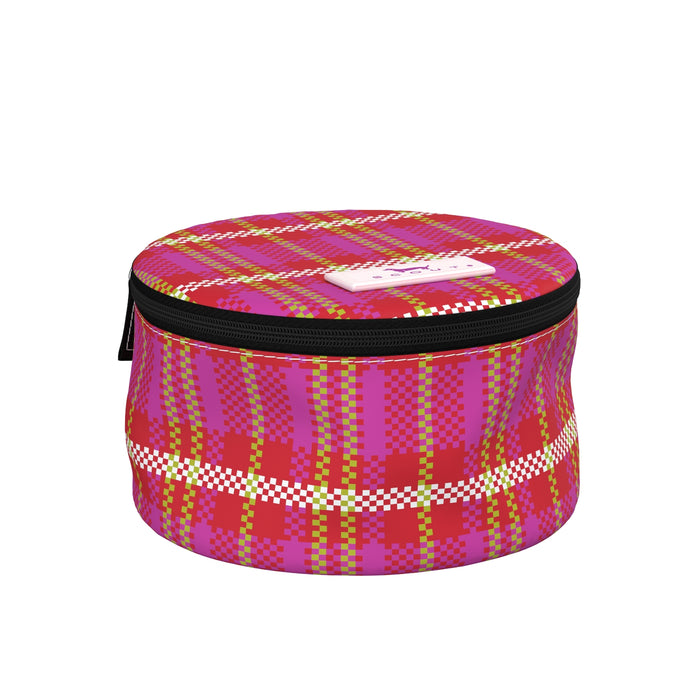 Scout Bags "Sweet Tartan" Perfect Gem Round Jewelry Case