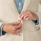 Faherty Inlet Knit Blazer-Light Oatmeal Melange