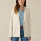 Faherty Inlet Knit Blazer-Light Oatmeal Melange