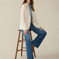Faherty Inlet Knit Blazer-Light Oatmeal Melange