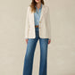 Faherty Inlet Knit Blazer-Light Oatmeal Melange