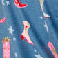PJ Salvage "Howdy Holidays" L/S Pajama Top-Cowboy Boots & Star Print