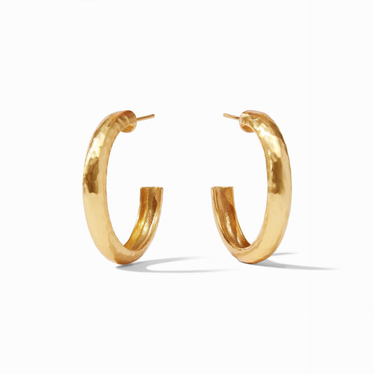 Julie Vos “Havana” Medium Hoop-Gold